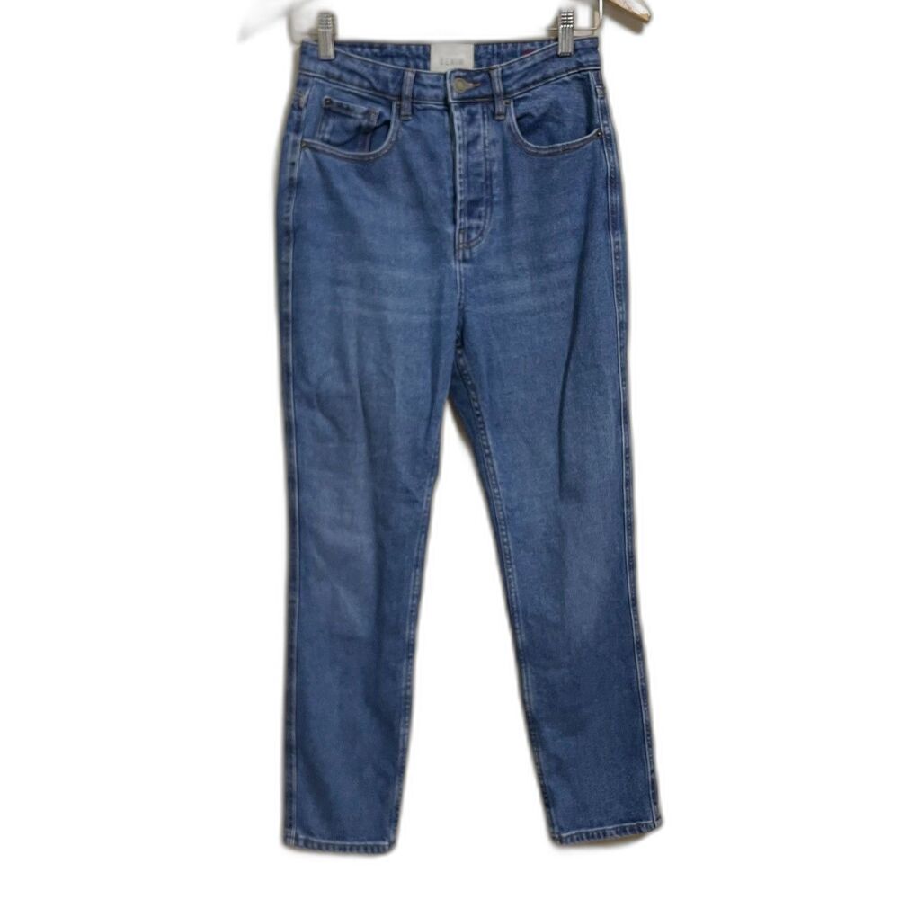 Sezane high waisted medium wash denim jeans 36